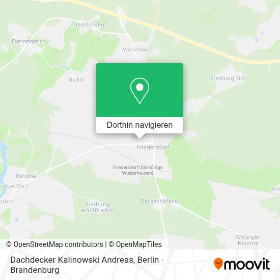 Dachdecker Kalinowski Andreas Karte