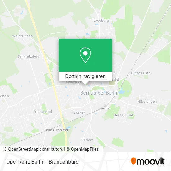 Opel Rent Karte