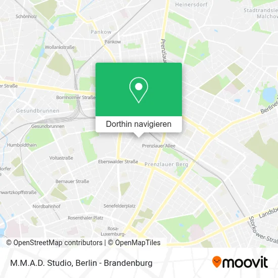 M.M.A.D. Studio Karte