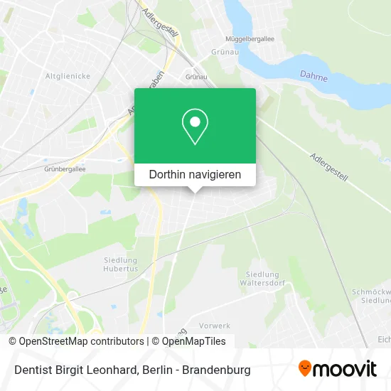 Dentist Birgit Leonhard Karte