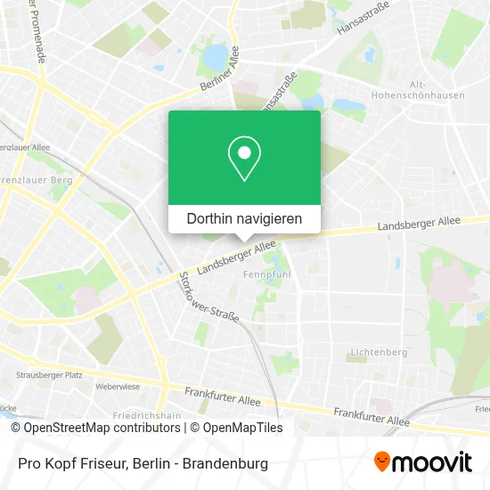 Pro Kopf Friseur Karte