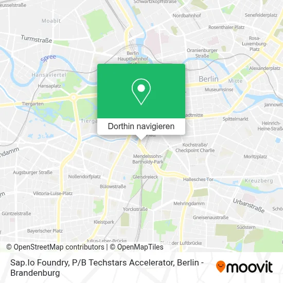 Sap.Io Foundry, P / B Techstars Accelerator Karte