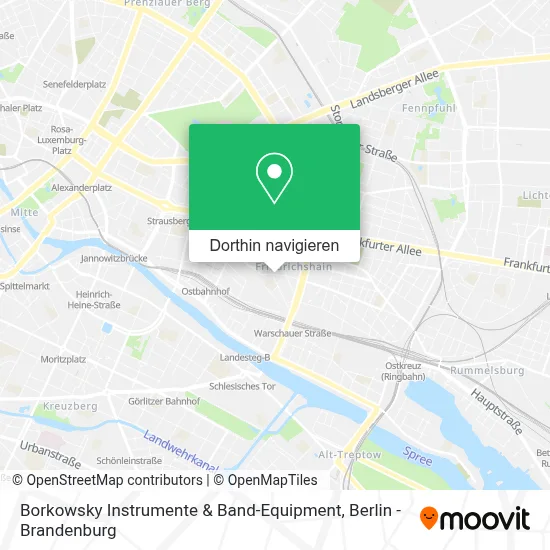 Borkowsky Instrumente & Band-Equipment Karte