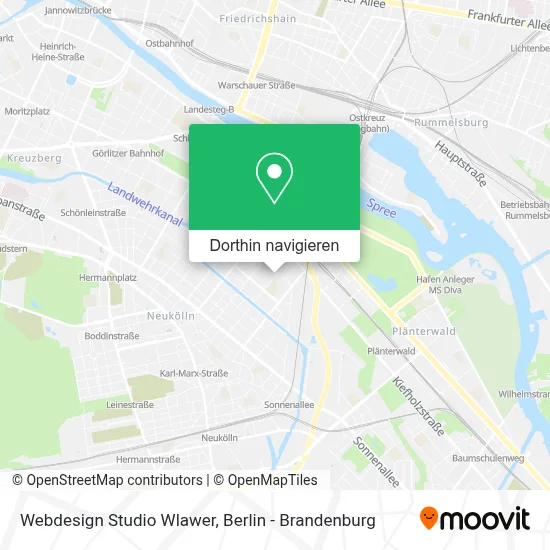 Webdesign Studio Wlawer Karte