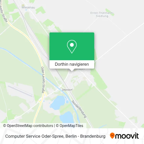 Computer Service Oder-Spree Karte