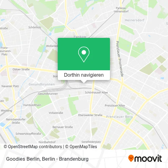 Goodies Berlin Karte