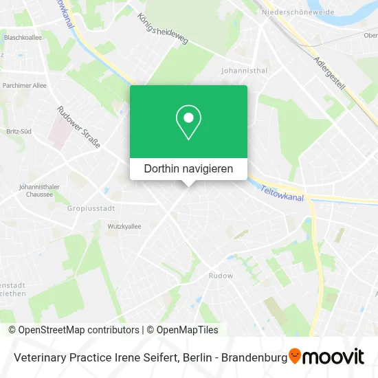 Veterinary Practice Irene Seifert Karte