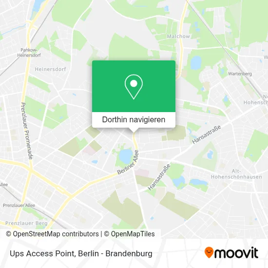 Ups Access Point Karte