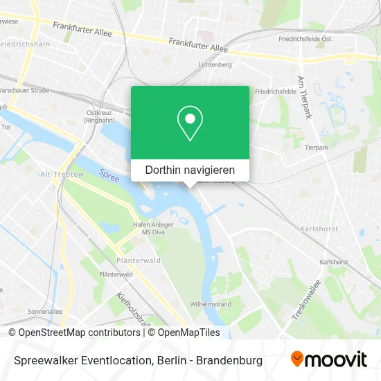 Spreewalker Eventlocation Karte