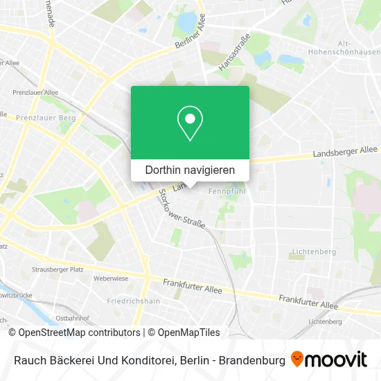 Rauch Bäckerei Und Konditorei Karte
