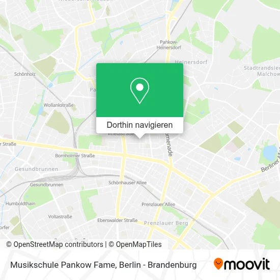 Musikschule Pankow Fame Karte
