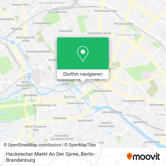 Hackescher Markt An Der Spree Karte