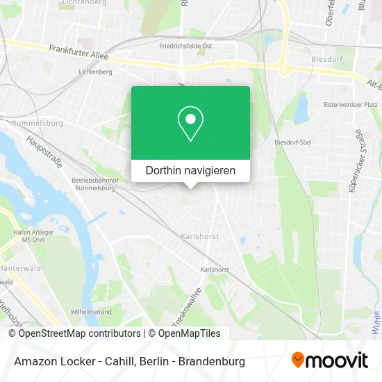 Amazon Locker - Cahill Karte