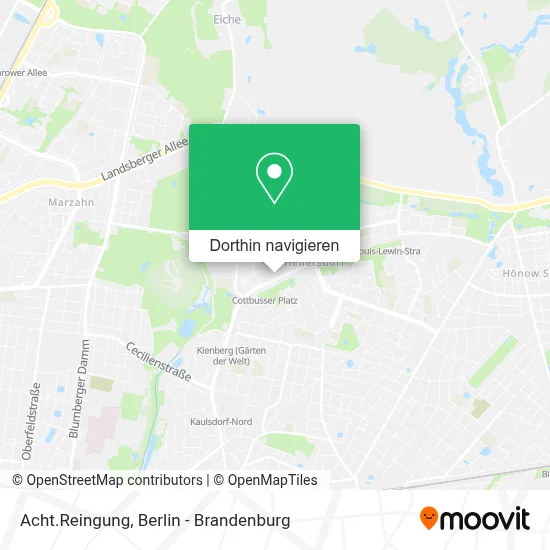 Acht.Reingung Karte