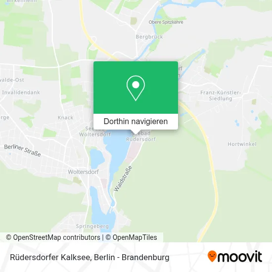 Rüdersdorfer Kalksee Karte