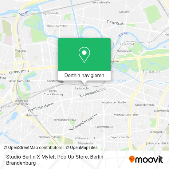 Studio Berlin X Myfelt Pop-Up-Store Karte