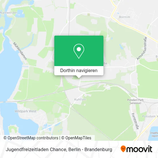 Jugendfreizeitladen Chance Karte