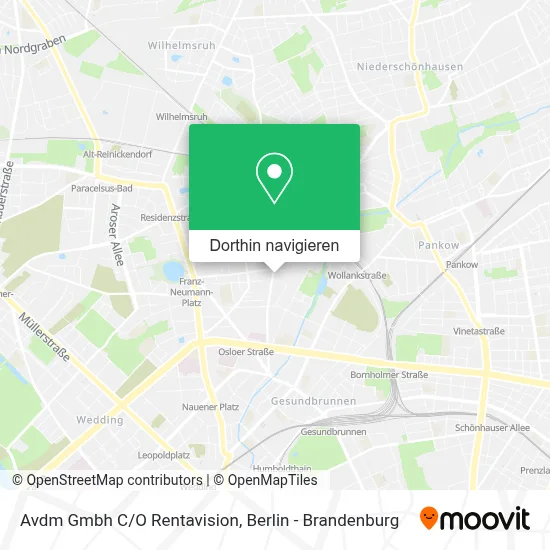 Avdm Gmbh C/O Rentavision Karte