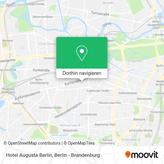 Hotel Augusta Berlin Karte