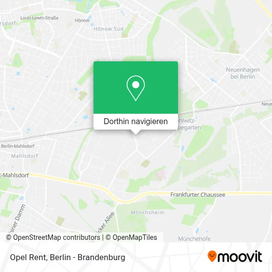 Opel Rent Karte