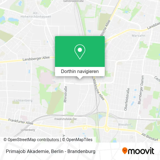 Primajob Akademie Karte