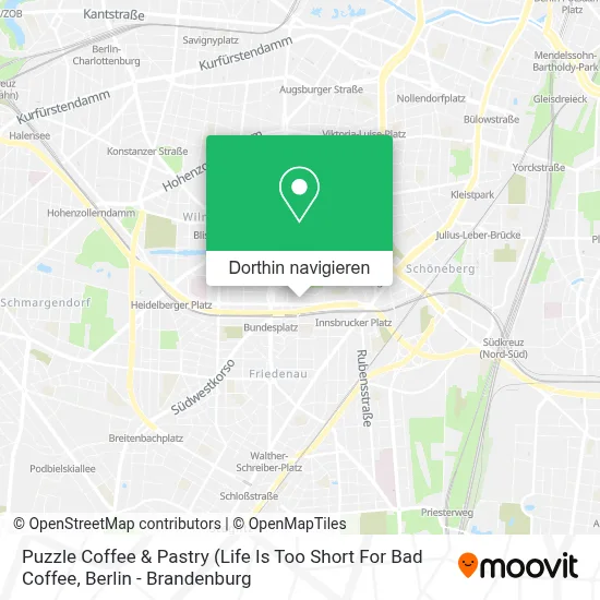 Puzzle Coffee & Pastry Karte
