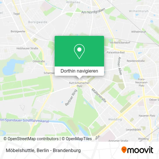 Möbelshuttle Karte