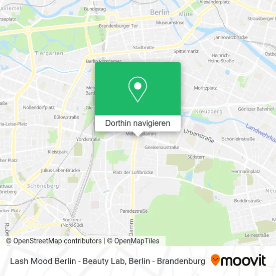 Lash Mood Berlin - Beauty Lab Karte