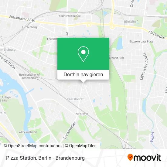 Pizza Station Karte