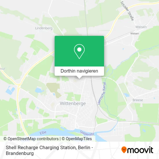Shell Recharge Charging Station Karte