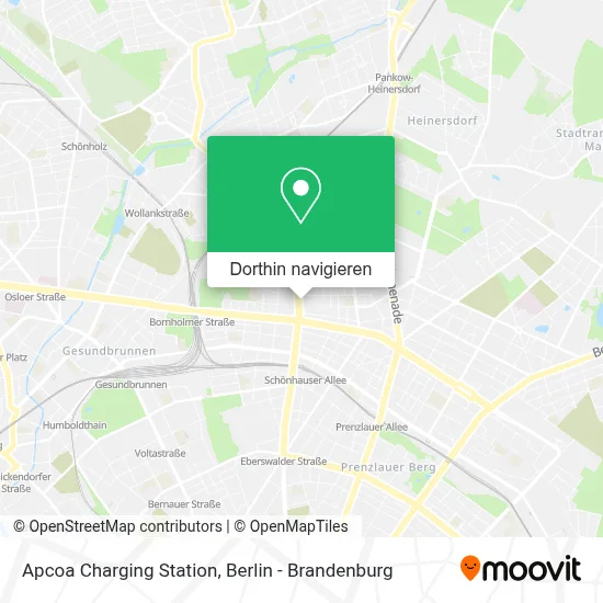 Apcoa Charging Station Karte