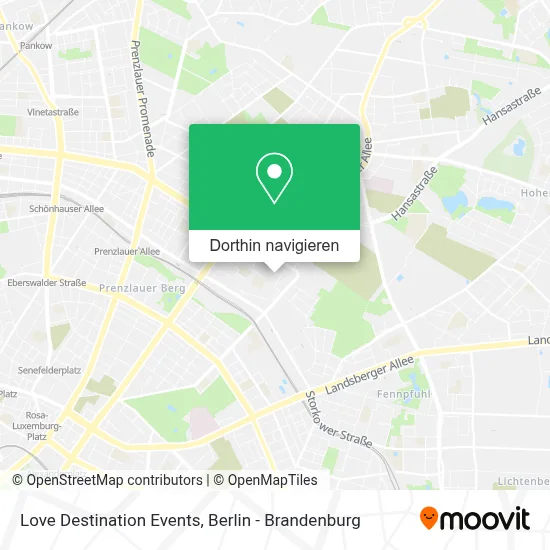 Love Destination Events Karte