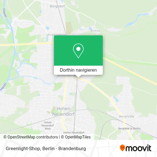 Greenlight-Shop Karte