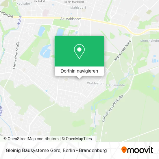 Gleinig Bausysteme Gerd Karte