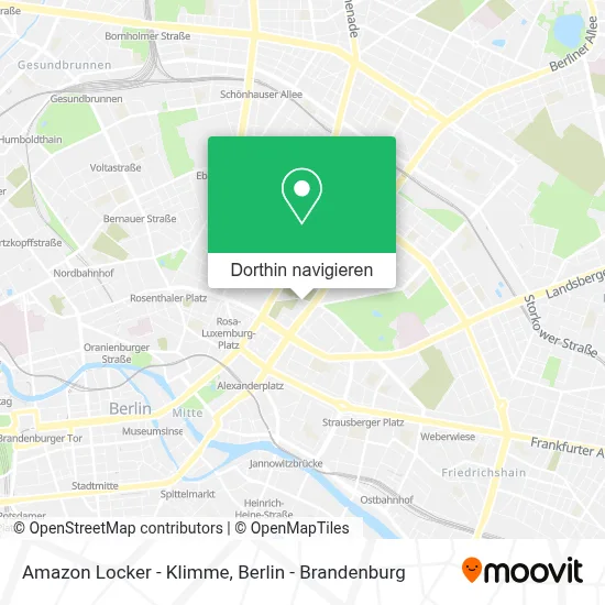 Amazon Locker - Klimme Karte