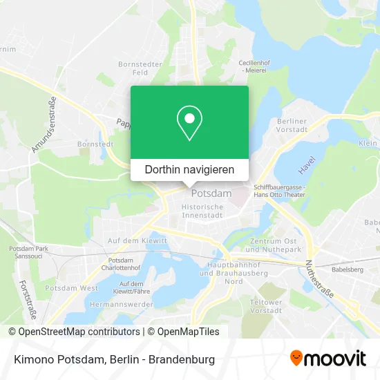 Kimono Potsdam Karte