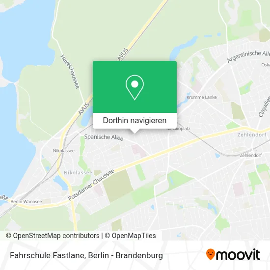 Fahrschule Fastlane Karte