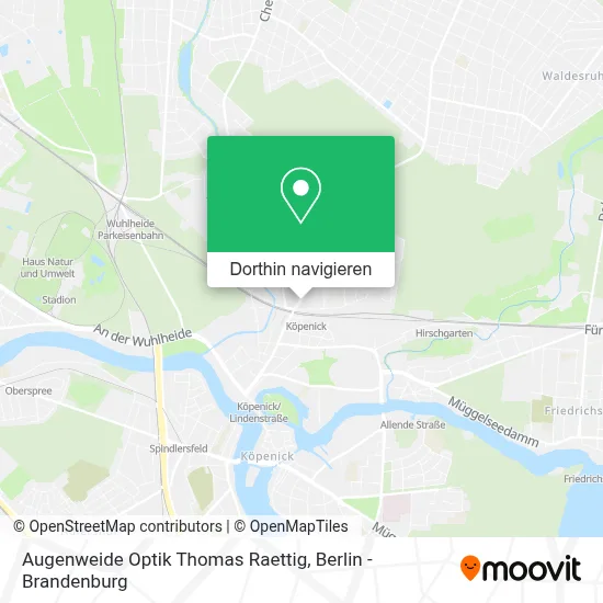 Augenweide Optik Thomas Raettig Karte