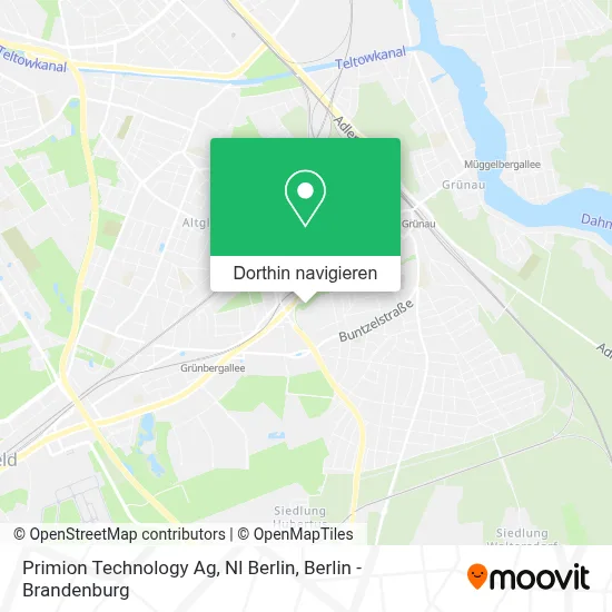 Primion Technology Ag, Nl Berlin Karte