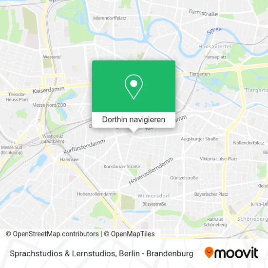 Sprachstudios & Lernstudios Karte