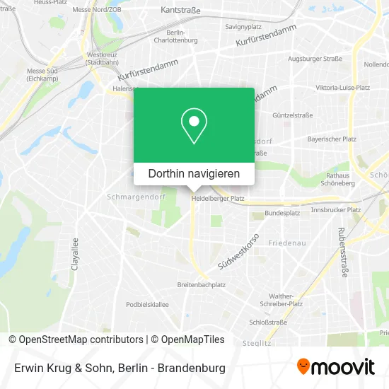 Erwin Krug & Sohn Karte