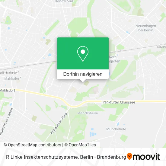 R Linke Insektenschutzsysteme Karte
