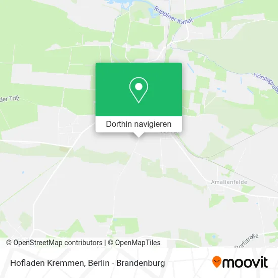 Hofladen Kremmen Karte
