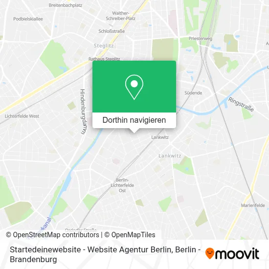 Startedeinewebsite - Website Agentur Berlin Karte
