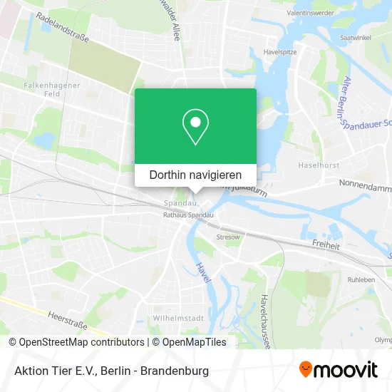 Aktion Tier E.V. Karte