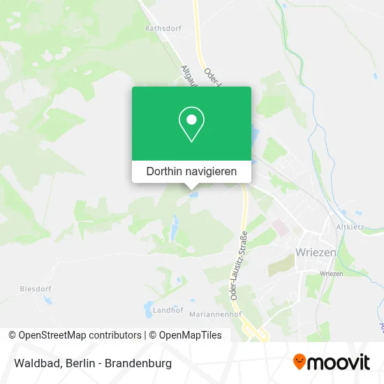 Waldbad Karte