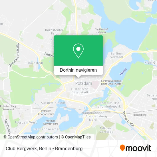 Club Bergwerk Karte