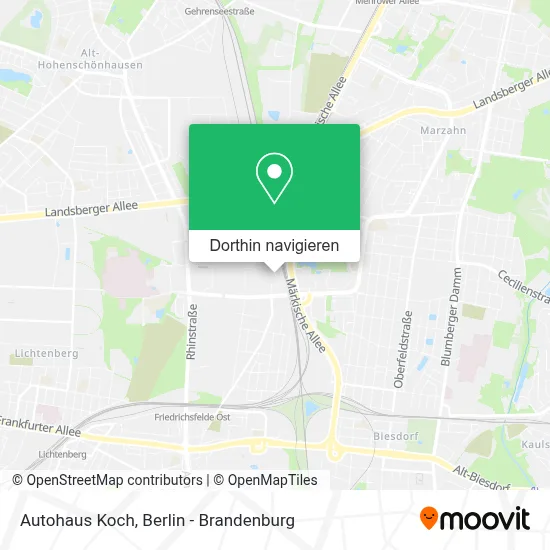 Autohaus Koch Karte