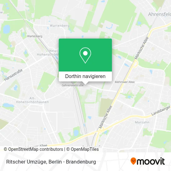 Ritscher Umzüge Karte