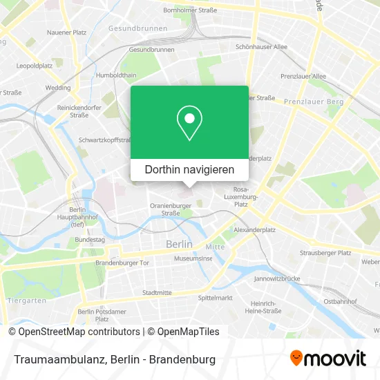 Traumaambulanz Karte